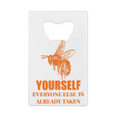 自分らしく クレジットカード栓抜き (裏面)