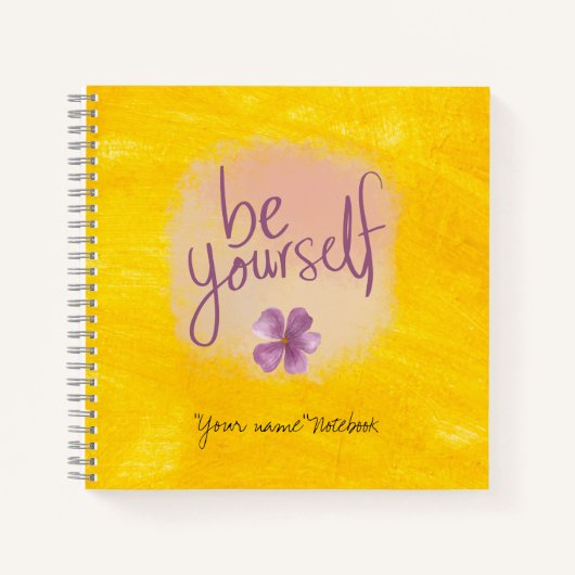 自分らしく ノートブック (正面)