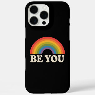 自分らしく バイ プライド LGBTQ レインボー リトロ iPhone 16 PRO MAXケース