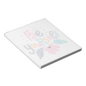 自分らしく |パステルの花 ノートパッド (アングル)