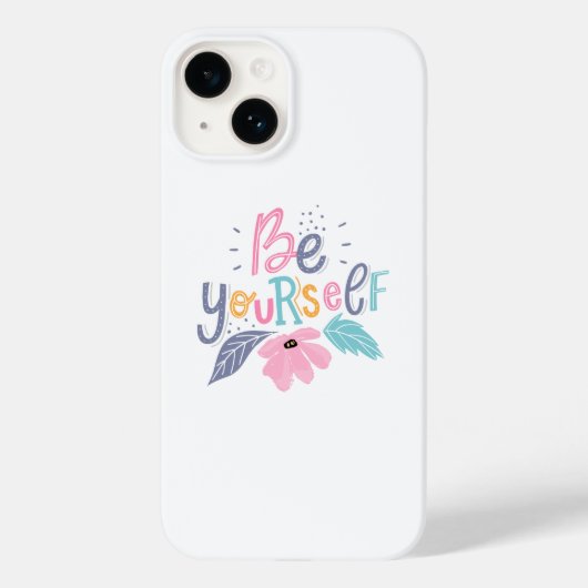 自分らしく |パステルの花 Case-Mate iPhoneケース (裏面)