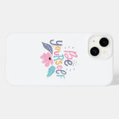 自分らしく |パステルの花 Case-Mate iPhoneケース (裏面 (横))