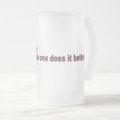 自分らしく フロストグラスビールジョッキ (正面右)