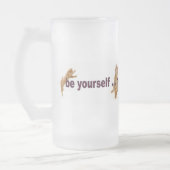 自分らしく フロストグラスビールジョッキ (左)