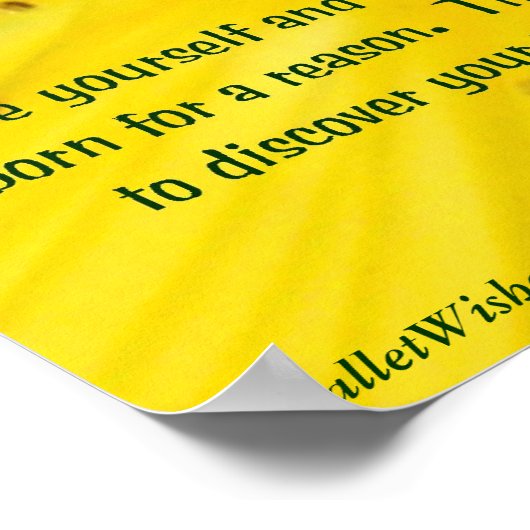 自分らしく ポスター (角)