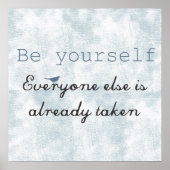 自分らしく ポスター (正面)