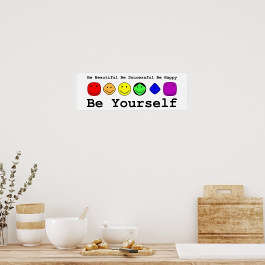 自分らしく ポスター (キッチン)