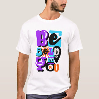 自分らしく、強く生きる。インスピレーションの引用Tシャツデザイン Tシャツ