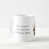 自分らしく Bee Yourself コーヒーマグカップ (正面左)