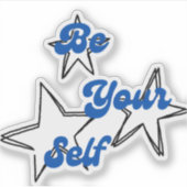 自分らしく Inspirational シール (正面)