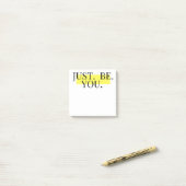 自分らしく Inspirational Typography ミニマリスト ポストイット (デスク上)