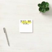 自分らしく Inspirational Typography ミニマリスト ポストイット (オフィス)