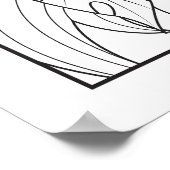 自分をカスタムゴールの女の子に染める ポスター (角)