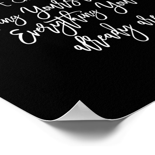 自分をストップ嫌い、自分自身を愛する ポスター (角)