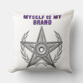 自分をブランドのように思う クッション (正面)