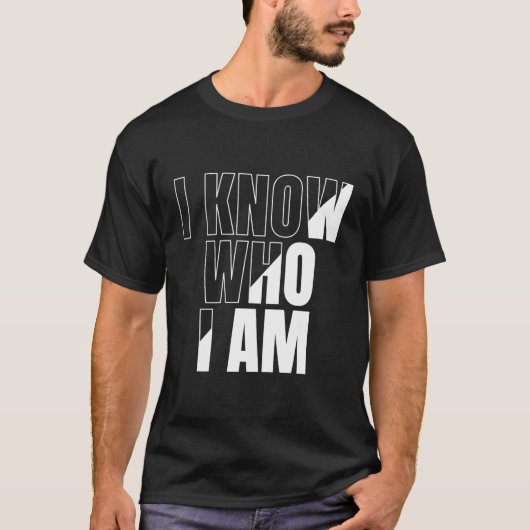 自分を世界に知らしめよう Tシャツ (正面)