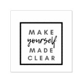 自分を作る澄ん セルフインキングスタンプ (デザイン)