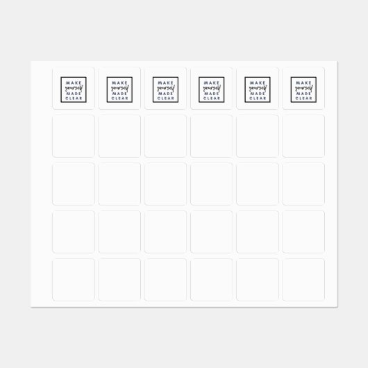 自分を作る澄ん ラベル (シート)