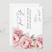 自分を作成しない赤面サンキューカード サンキューカード (正面/裏面)