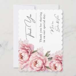 自分を作成しない赤面サンキューカード サンキューカード