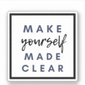 自分を作澄んる シール (正面)