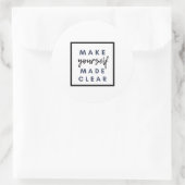 自分を作澄んる ラウンドシール (バッグ)