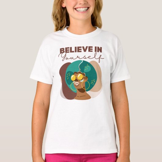 自分を信じてよベイビー Tシャツ (正面)