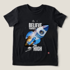 自分を信じて高く飛べ トライブレンドＴシャツ