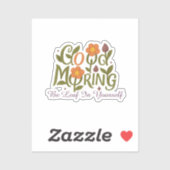 自分を信じて - おはようステッカー シール (シート)