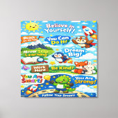 自分を信じて キャンバスプリント (正面)