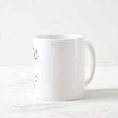 自分を信じて コーヒーマグカップ (正面右)