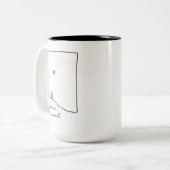 自分を信じて ツートーンマグカップ (正面左)