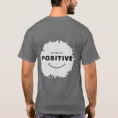自分を信じて – モチベーションの引用Tシャツ Tシャツ (裏面)