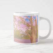 「自分を信じて」桜のジャンボマグカップ ジャンボコーヒーマグカップ (右)
