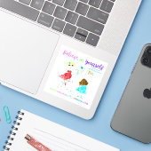 自分を信じて - ADHD AND ME ステッカー シール (ノートパソコンとiPhone)