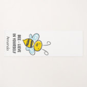 自分を信じて Bee-lieve フィットネス ヨガマット (正面(横))
