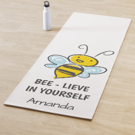 自分を信じて Bee-lieve フィットネス ヨガマット
