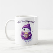 自分を信じて Mug コーヒーマグカップ (左)