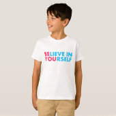 自分を信じて Tシャツ (正面フル)
