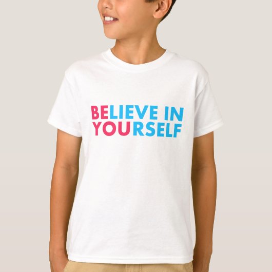 自分を信じて Tシャツ (正面)