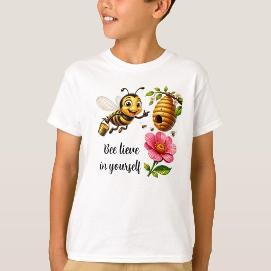自分を信じて Tシャツ (正面)