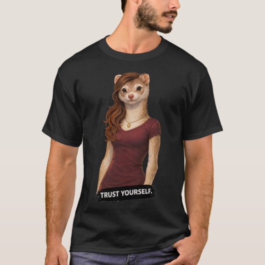 自分を信じて Tシャツ (正面)