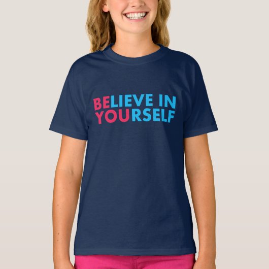 自分を信じて Tシャツ (正面)
