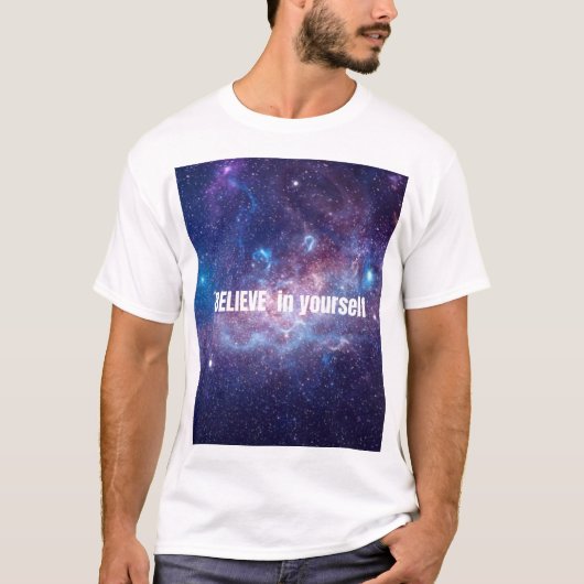 自分を信じて  Tシャツ (正面)