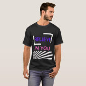 自分を信じて Tシャツ (正面フル)