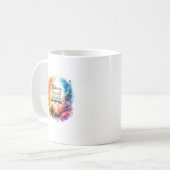 自分を信じて Unstoppable 抽象芸術 コーヒーマグカップ (正面左)