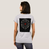 自分を信じるモチベーショナルTシャツ Tシャツ (裏面フル)