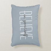 自分を信じる名言クッションカスタマイズ装飾 アクセントクッション (正面(垂直))