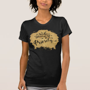 自分を優先させる Tシャツ