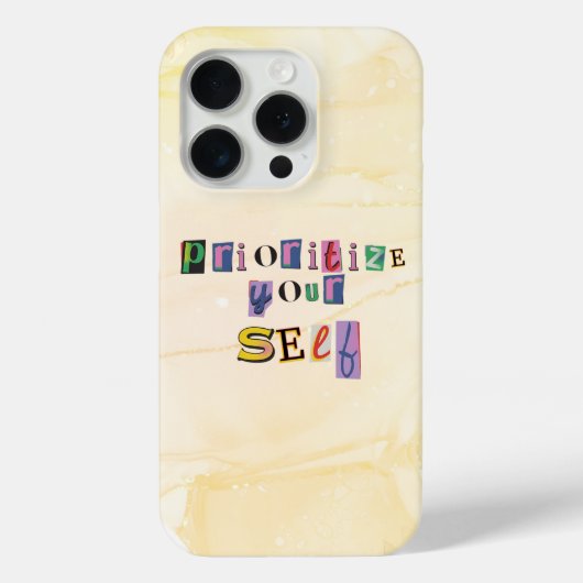 自分を優先しよう Case-Mate iPhoneケース (裏面)